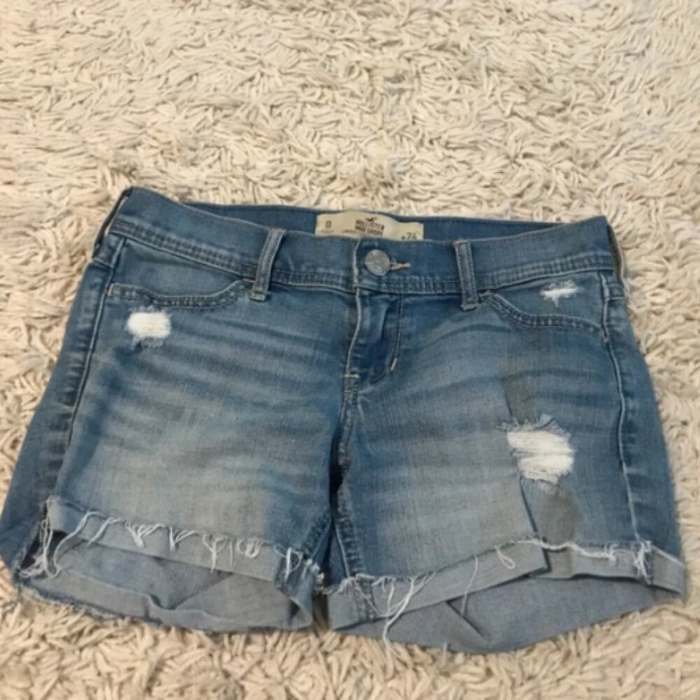 Ripped Jean shorts